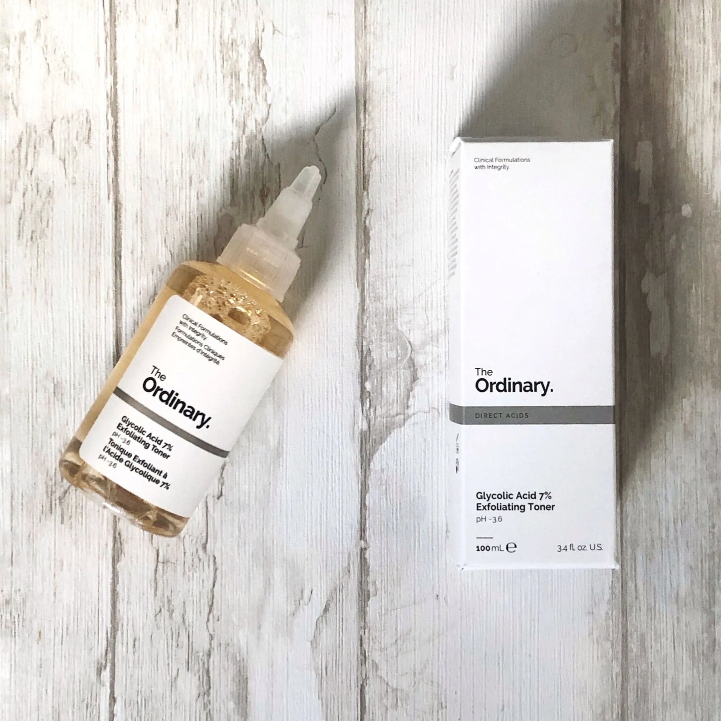 The Ordinary Tónico exfoliante de ácido glicólico al 7%